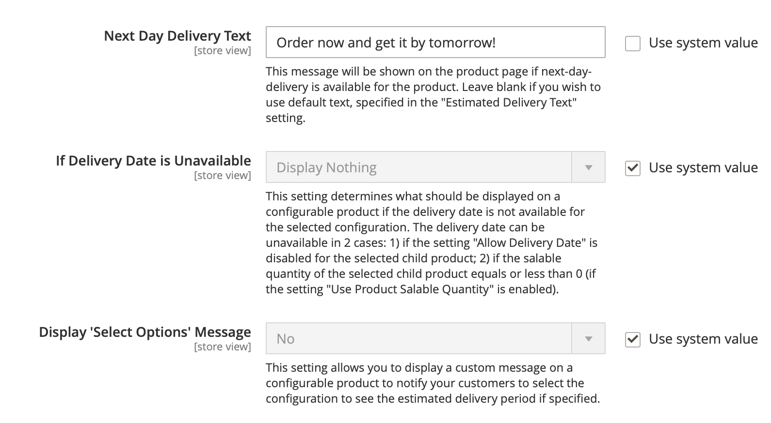 Delivery Date