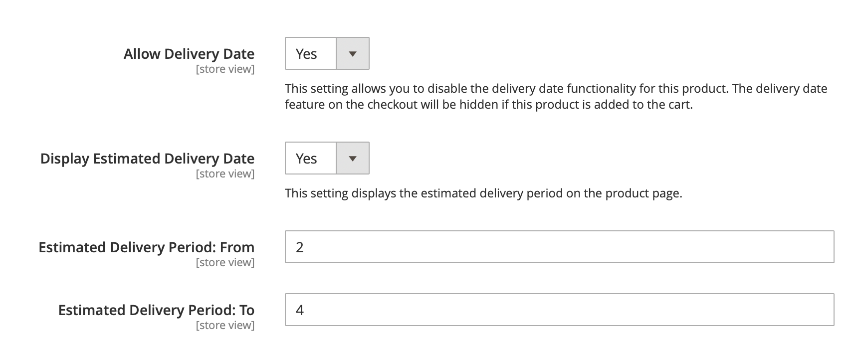 Delivery Date