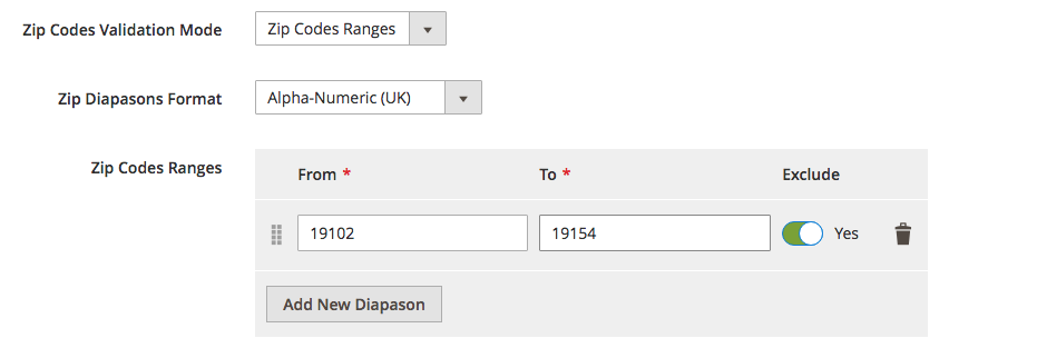 Mageworx Shipping Rates Conditions